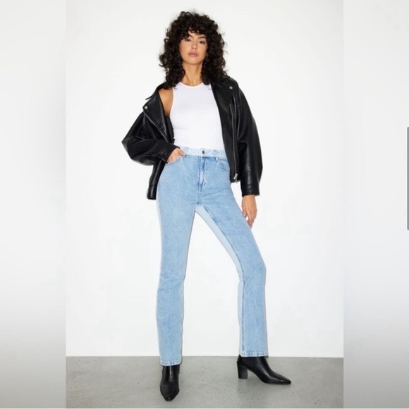 DYNAMITE CANDACE JEANS, Two Tone Size 26 - Picture 6 of 6